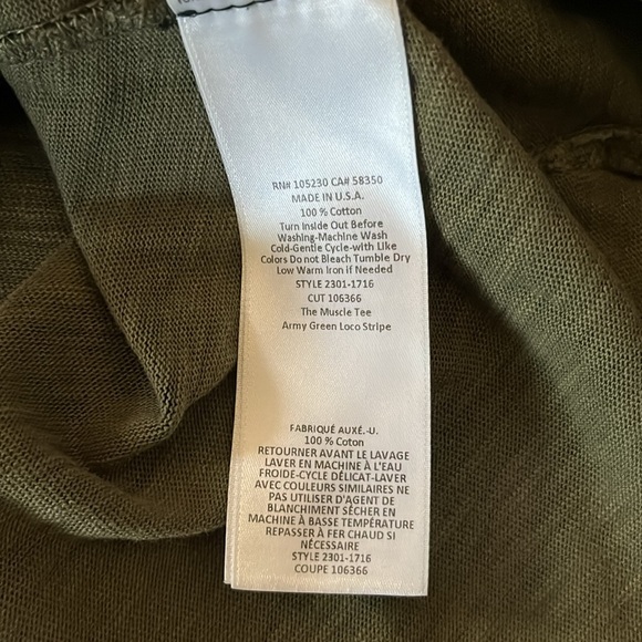 Current/Elliott Green Tank Top - Picture 5 of 13